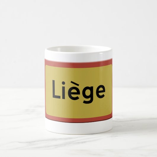 Luik wegwijzer koffiemok (Center)