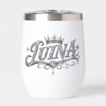 LUINA Luxe Diamanten Kroon Met Naam Als Cadeau