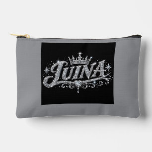 LUINA Luxe Diamanten Kroon Met Naam Als Cadeau Etui