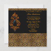 Luipaadvrouw 50ste verparty kaart (Achterkant)