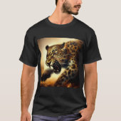 Luipaard (11) Wilde kat T-shirt (Voorkant)