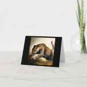 Luipaard (12) Wilde kat Kaart (Voorkant)