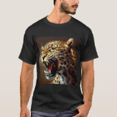 Luipaard (5) Wilde kat T-shirt (Voorkant)