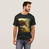 Luipaard (7) Wilde kat T-shirt (Voorkant volledig)