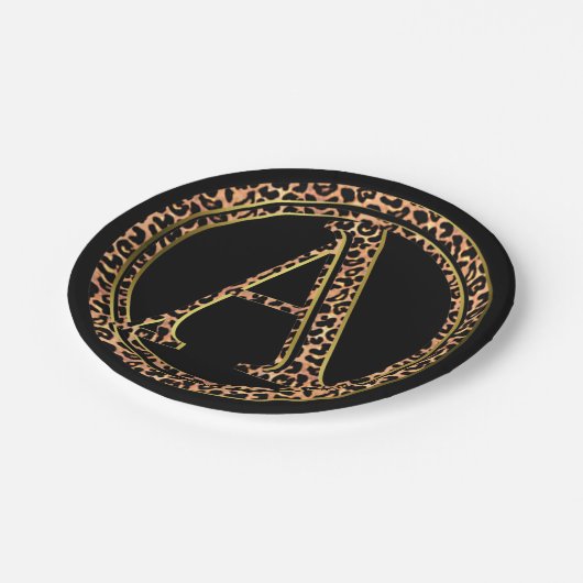 luipaard A Papieren Bordje (Gekanteld)