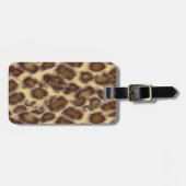 Luipaard (aanpasbaar) bagagelabel (Voorkant horizontaal)