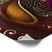 Luipaard Abstracte Kunst Poster (Hoek)