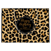 Luipaard afdrukken Aangepast, fijne feestdag cadea Groot Cadeauzakje (Voorkant)