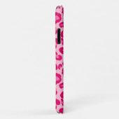 Luipaard afdrukken in pastel roze, hot roze en Fuc Case-Mate iPhone Case (Achterkant/rechts)