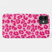 Luipaard afdrukken in pastel roze, hot roze en Fuc Case-Mate iPhone Case (Achterkant (horizontaal))