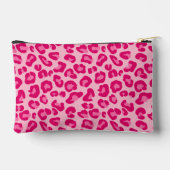 Luipaard afdrukken in pastel roze, hot roze en Fuc Etui (Achterkant)
