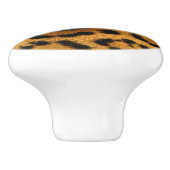 Luipaard afdrukken/keramische knop (Zijkant)