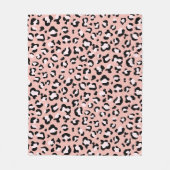 Luipaard afdrukken, luipaarden, roze luipaard fleece deken (Voorkant)