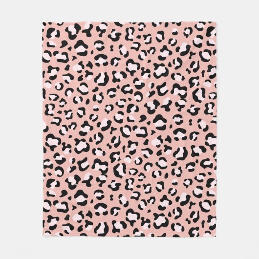 Luipaard afdrukken, luipaarden, roze luipaard fleece deken (Voorkant)