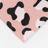 Luipaard afdrukken, luipaarden, roze luipaard fleece deken (Hoek)