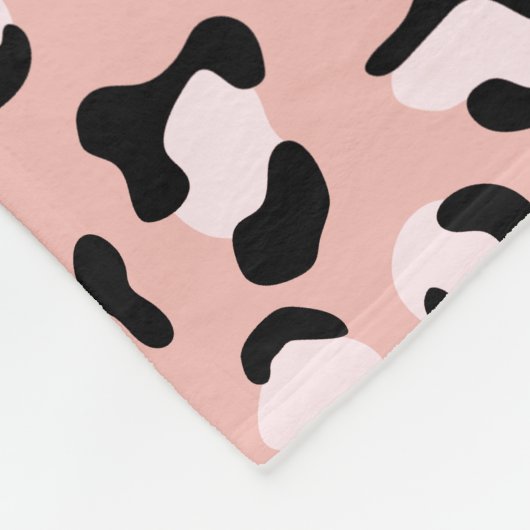Luipaard afdrukken, luipaarden, roze luipaard fleece deken (Hoek)