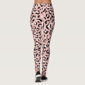 Luipaard afdrukken, luipaarden, roze luipaard leggings (Achterkant)