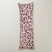 Luipaard afdrukken, luipaarden, roze luipaard lichaamskussen (Achterkant (Verticaal))