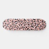 Luipaard afdrukken, luipaarden, roze luipaard persoonlijk skateboard (Horizontaal)