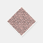 Luipaard afdrukken, luipaarden, roze luipaard servet (Hoek)