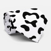 Luipaard afdrukken, luipaarden, zwart-wit stropdas (Opgerold)