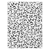 Luipaard afdrukken, luipaarden, zwart-wit tafelkleed (Voorkant)