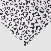 Luipaard afdrukken, luipaarden, zwart-wit tissuepapier (Detail)