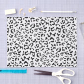 Luipaard afdrukken, luipaarden, zwart-wit tissuepapier (Craft)