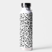 Luipaard afdrukken, luipaarden, zwart-wit waterfles (Links)