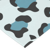 Luipaard afdrukken, luipspuiten, blauwe luipaard medium tafelloper (Hoek)