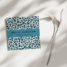 Luipaard afdrukken, luipspuiten, blauwe luipaard