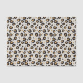 Luipaard afdrukken met lichte vlek achtergrond tissuepapier (Voorkant)