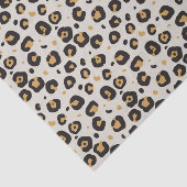 Luipaard afdrukken met lichte vlek achtergrond tissuepapier (Detail)