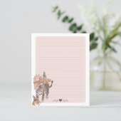 Luipaard afdrukken, Oerwoud schrijven papier, dier (Staand voorkant)