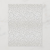 Luipaard afdrukken, Oerwoud schrijven papier, dier (Achterkant)