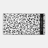 Luipaard afdrukken, spuiten, zwart en wit, Jouw na Bureaumat (Voorkant)