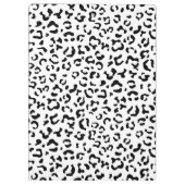 Luipaard afdrukken, spuiten, zwart en wit, Jouw na Klembord (Achterkant)