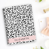 Luipaard afdrukken, spuiten, zwart en wit, Jouw na Planner