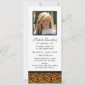 Luipaard afdrukken: Uitnodiging van de afbeelding (Voorkant)