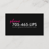 Luipaard afdrukken - Visitekaartje (Achterkant)