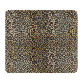 Luipaard Afdruksnijvlak Snijplank (Voorkant)