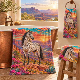 Luipaard Appaloosa Red Rock Canyon Bad Handdoek
