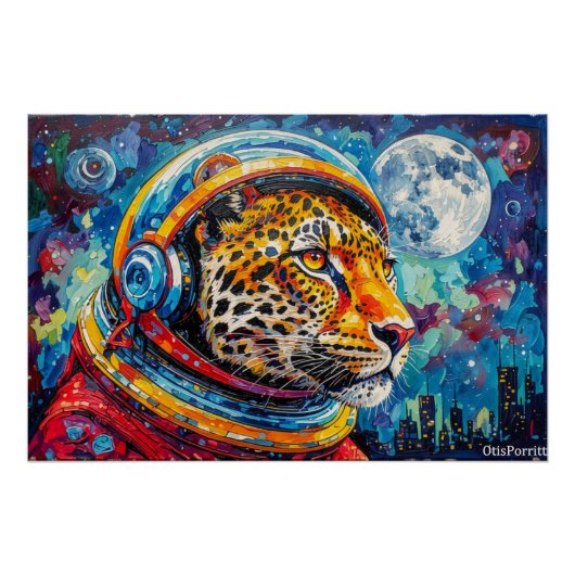 LUIPAARD ASTRONAUT-THUISKOMST 12 PERFECT POSTER (Voorkant)