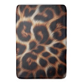 Luipaard Aura: Laat je wilde kant los in de nacht Badmat (Voorkant Verticaal)