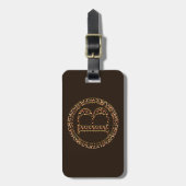 luipaard B Bagagelabel (Voorkant verticaal)