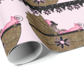 Luipaard Baby shower Cadeaupapier (Rol Hoek)