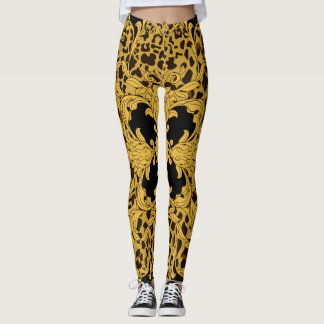 Luipaard Barok,  dierenprint Leggings