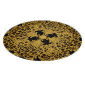 Luipaard Barok,  dierenprint Snijplank (Hoek)