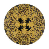 Luipaard Barok,  dierenprint Snijplank (Voorkant)