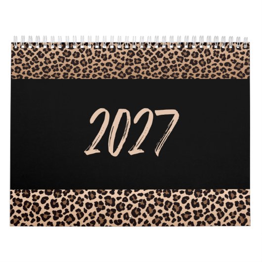 Luipaard Bijbelvers Jaarlijkse Kalender (Hoes)